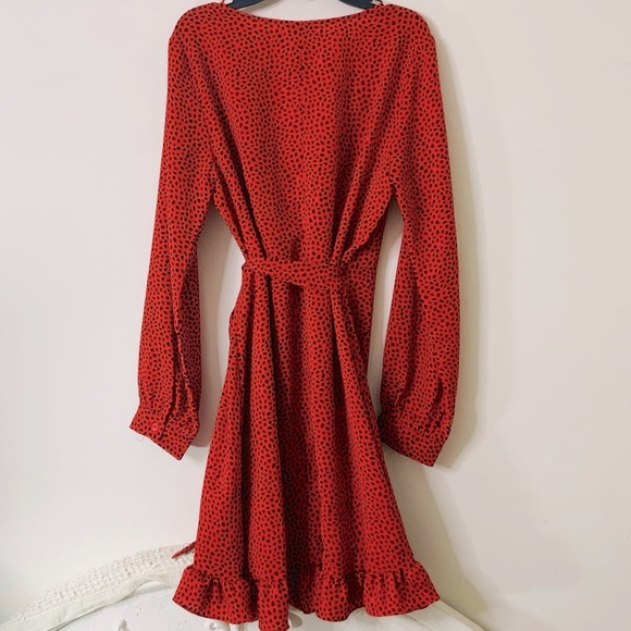 IVIVI Polka Dot Wrap Dress NWT - Picture 4 of 11